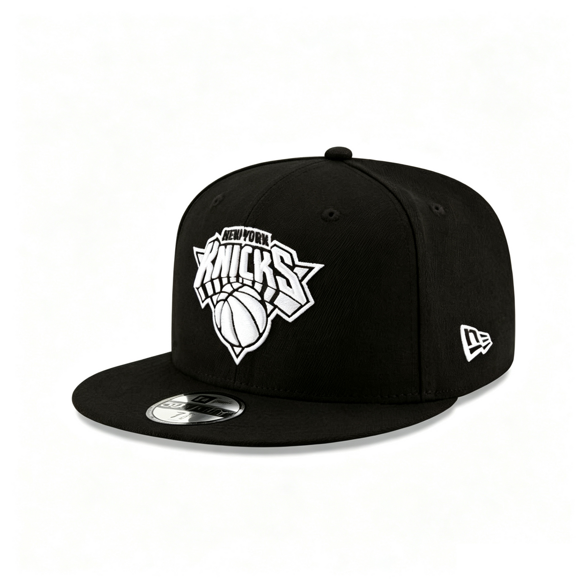 New York Knicks Black & White 59FIFTY Fitted Hat OSFM