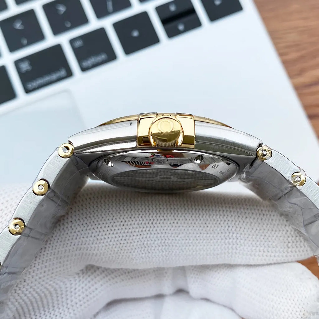 Omega Gold Dial Two-Tone - Hình 3