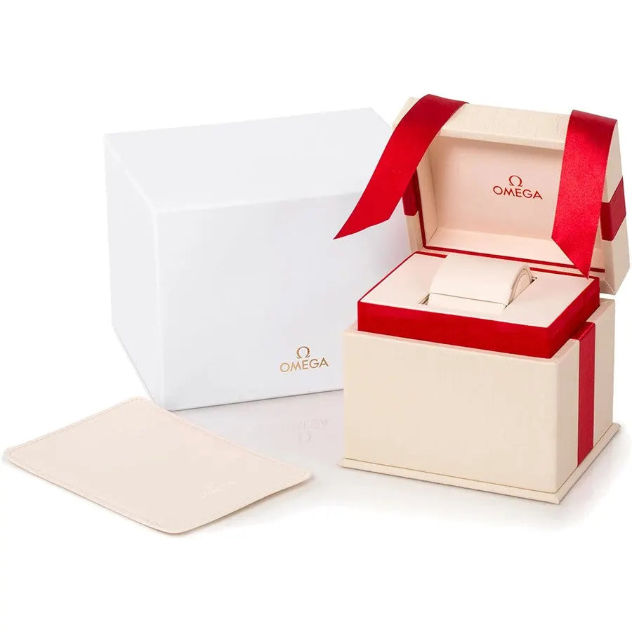 Omega Mother Pearl Diamond Steel - Hình 3