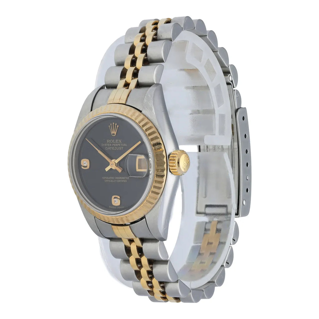 Rolex Gray Diamond Datejust - Hình 3